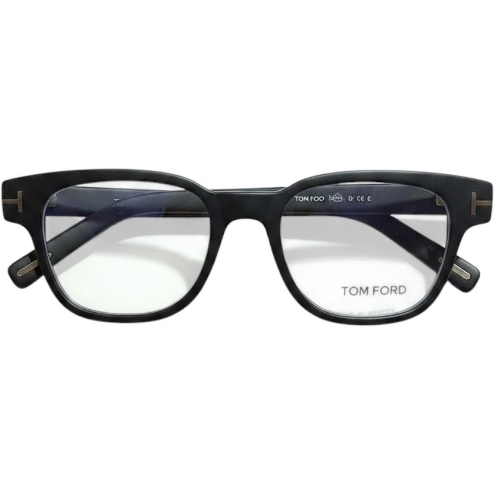 Tom Ford Black Rectangular Women's Glasses TF 5977-B